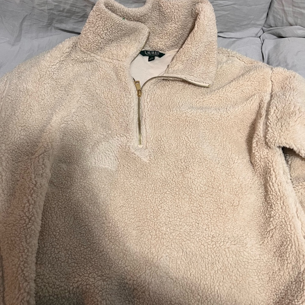 Ralph Lauren Quarter Zip Sherpa